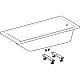 Ванна прямокутна Geberit Selnova Square 180x80 554.386.01.1
