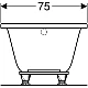 Ванна прямоугольная Geberit Selnova 170x75 554.285.01.1
