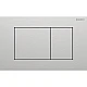 Кнопка смыва Geberit Sigma40 Square 115.629.FW.1 матовая нержавеющая сталь