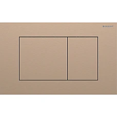 Кнопка смыва Geberit Sigma40 Square 115.629.QB.1 красное золото