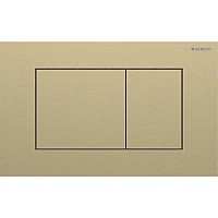 Кнопка змиву Geberit Sigma40 Square 115.629.QF.1 латунь матова