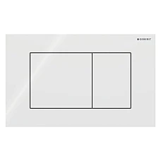 Кнопка смыва Geberit Sigma40 Square 115.629.SI.1 белый