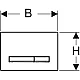 Кнопка смыва Geberit Sigma50 115.671.QD.2