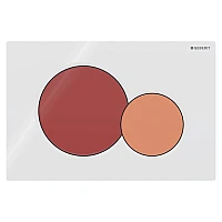 Кнопка змиву Geberit Sigma 01 115.770.FY.5 помаранчевий