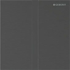 Система електронного керування змивом від батарей для пісуара Geberit 116.237.QD.1 чорний хром / матовий