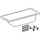 Ванна прямоугольная Geberit Tawa Slim Rim 180x80 554.122.01.1