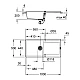 Кухонная мойка Grohe K500 60-C 100/50 1.0 rev 31645AP0 черный гранит