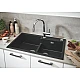Кухонна мийка Grohe K500 90-C 86/50 2.0 rev 31649AP0 чорний граніт