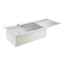 Мийка для кухні K1000 80-S 116/52 1.0 чаша ліворуч Grohe 31581SD1 нержавіюча сталь