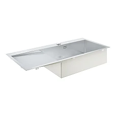 Мийка для кухні K1000 80-S 116/52 1.0 чаша праворуч Grohe 31582SD1 нержавіюча сталь