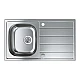 Мойка для кухни K200 45-S 86/50 1.0 rev Grohe 31552SD1 нержавеющая сталь