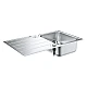 Мойка для кухни K500 45-S 86/50 1.0 rev Grohe 31571SD1 нержавеющая сталь