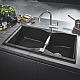 Мойка для кухни K700 100-C 90/50 2.0 rev Grohe 31658AP0 черный гранит