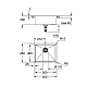Мойка для кухни K700U 60-S 54.4/44.4 1.0 Grohe 31574AL1