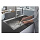 Мийка для кухні K800 90-S 84.6/51 1.0 Grohe 31584SD1 нержавіюча сталь