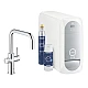 Змішувач для кухні (система фільтрації) Grohe Blue Home 31456001 суперсталь