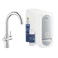 Змішувач для кухні (система фільтрації) Grohe Blue Professional 31325002 хром