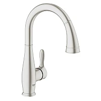 Смеситель для мойки однорычажный Grohe ParkField 30215DC1 суперсталь