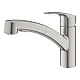 Смеситель для мойки однорычажный Grohe QuickFix VIA 30406DC0 суперсталь