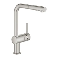 Змішувач для мийки одноважільний Grohe Vento 30437DC0 суперсталь