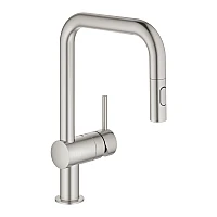 Смеситель для мойки однорычажный Grohe Vento 30439DC0 суперсталь