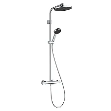 Душевая система с термостатом Hansgrohe Activera S 240 1jet EcoSmart 28078000 хром