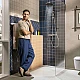 Душова система з термостатом Ecostat Fine Hansgrohe Activera S 240 1jet EcoSmart 28871000 хром