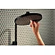 Душова система чорна матова Hansgrohe Activera S 240 1jet EcoSmart 28638670