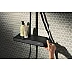 Душевая система черная матовая Hansgrohe Activera S 240 1jet EcoSmart+ 28639670