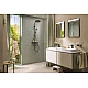 Душевая система черная матовая Hansgrohe Activera S 240 1jet EcoSmart+ 28639670