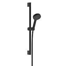 Душовий набір зі стійкою 65 см Hansgrohe Activera Select S 2jet EcoSmart+ 28045670 чорний матовий
