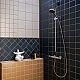 Душевой набор со стойкой 90 см Hansgrohe Activera Select S 2jet EcoSmart 28046670 черный матовый