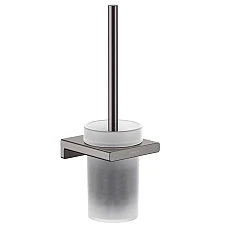 Йоржик підвісний Brushed Black/скло Hansgrohe AddStoris 41752340
