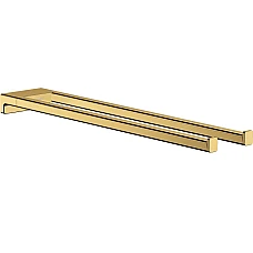Полотенцедержатель двойной неподвижный Polished Gold Optic Hansgrohe AddStoris 41770990