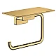 Держатель бумаги с полкой Polished Gold Optic Hansgrohe Addstoris 41772990
