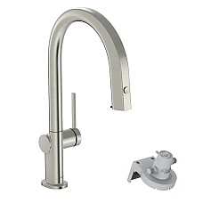 Смеситель кухонный Stainless Steel Finish HANSGROHE Aqittura M91 FilterSystem 210 76803800