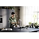 Змішувач для кухні з висувним виливом Hansgrohe Aqittura M91 SodaSystem 210 76836800 Stainless Steel Finish