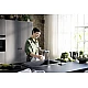 Смеситель для кухни с выдвижным изливом Hansgrohe Aqittura M91 SodaSystem 240 76837670 Matt Black
