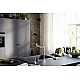 Смеситель для кухни с выдвижным изливом Hansgrohe Aqittura M91 SodaSystem 240 76837800 Stainless Steel Finish