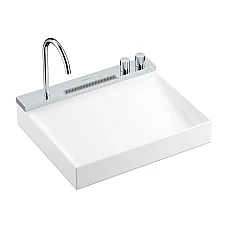 Умывальник с хромированным смесителем 580x475 Hansgrohe Avalegra AquaUnit QuickClean+ 22472000