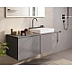 Умывальник с черным хромированным смесителем 580x475 Hansgrohe Avalegra AquaUnit QuickClean+ 22472340