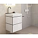 Умывальник с черным хромированным смесителем 580x475 Hansgrohe Avalegra AquaUnit QuickClean+ 22472340