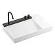 Умывальник 780x475 Hansgrohe Avalegra AquaUnit QuickClean+ со смесителем 22473340 черный хром