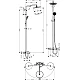 Душевая система с термостатом HANSGROHE Croma 220 Showerpipe 27223000
