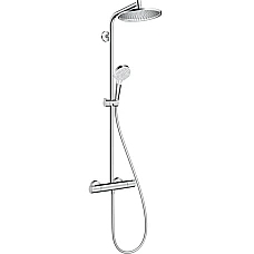 Душова система 1jet EcoSmart з термостатом: 9л/хв HANSGROHE Crometta S Showerpipe 240 27268000