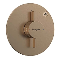 Смеситель скрытого монтажа на 1 функцию Hansgrohe DuoTurn S 75618140 Brushed Bronze