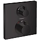 Термостат прихованого монтажу двохрежимний Matt Black HANSGROHE Ecostat Square 15714670