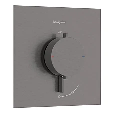 Термостат скрытого монтажа Hansgrohe Ecostat Comfort E 1 функция 33710340 черный матовый хром