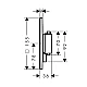 Термостат скрытого монтажа Hansgrohe Ecostat Comfort E 2 функции 33711140 бронза