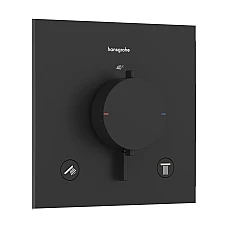 Термостат прихованого монтажу Hansgrohe Ecostat Comfort E 2 функції 33711670 чорний матовий